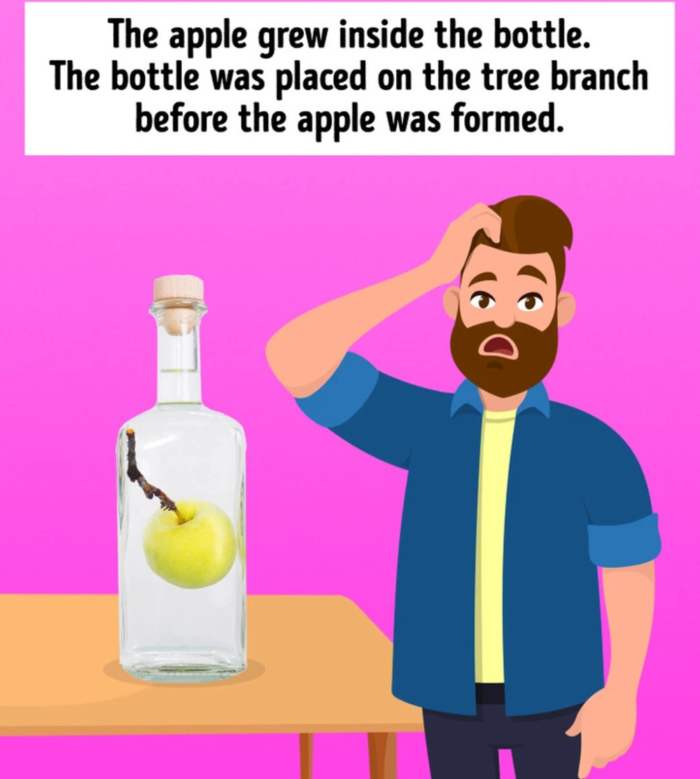 Apple In Bottle Riddle answer