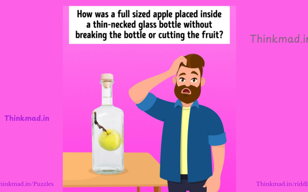 Apple In Bottle Riddle answer