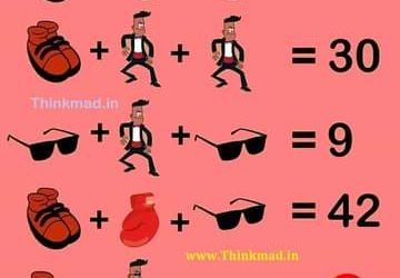 The Shoes, Man Specs, Man and Boxing Gloves Puzzle