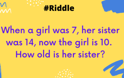 When a girl was 7, her sister was 14, now the girl is 10. How old is her sister now?