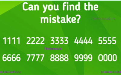 Spot the mistake in the picture riddle answer