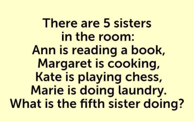 Five Sisters in a Room Puzzle Riddle