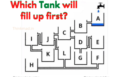 which Tank will fill up first Puzzle answer explained